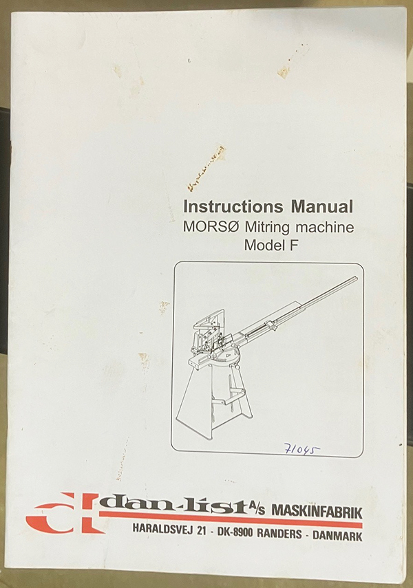 2ND270 4 Second Hand Morso Guillotine